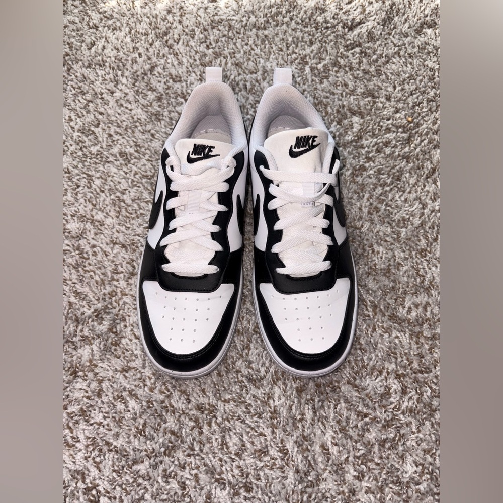 Nike Court Borough Low Black White Sneakers Youth 6.5Y Women’s 8 Panda - SOLD